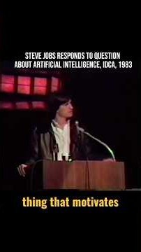 Steve Jobs Responds to Question About Artificial Intelligence