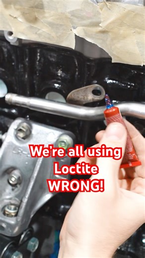 Are We ALL Using Loctite Wrong!? #automobile #automotivetools #rmgarage #toyota #howto