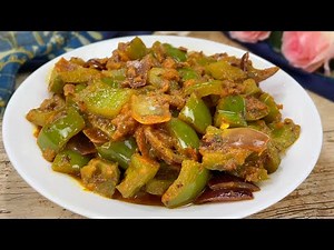 Capsicum Curry Recipe • Shimla Mirch Ki Sabji Recipe • Bell Pepper Recipe • Shimla Mirch Recipe