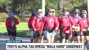 Troy's Alpha Tau Omega Fraternity begins annual 'Walk Hard' event | Haystack News