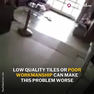 Exploding floor tiles can affect Malaysian and Singapore homes because of recent cold weather. Scary! | Recommend.my