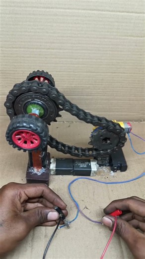 How to Master Bike chain engine project rotating