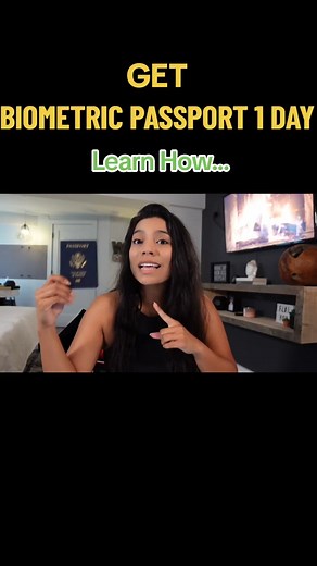 Obtain Your Biometric Passport in 1 Day