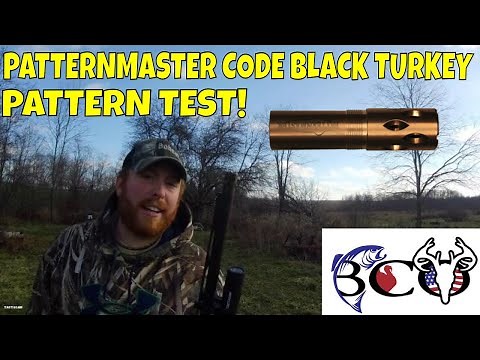 PATTERNMASTER- CODE BLACK TURKEY CHOKE PATTERN TEST