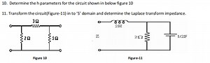 Determine the h parameters for the circuit shown in below figur... | Filo
