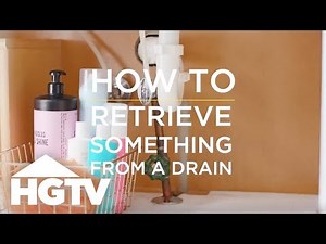 How to House: How to Retrieve an Item From a Drain | HGTV