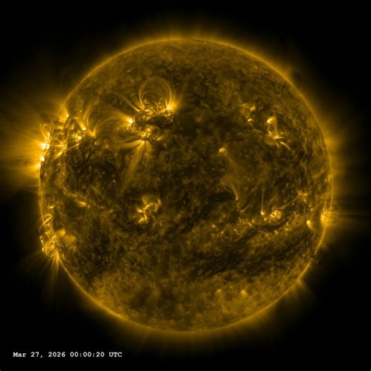 It’s #SunDay! Here’s your space weather report for the week of March 27 - April 2:•1 X-class flare•2 M-class flares•46 coronal mass ejections•1 geomagnetic storm This video from NASA’s Solar Dynamics Observatory (SDO) shows the week’s activity. This week’s X-class flare, visible starting about 1:23 in this video, is a very pretty arcade of blooming loops of solar plasma. The same active region that produced the flare also unleashed a coronal mass ejection that reached Earth on April 1… but that’