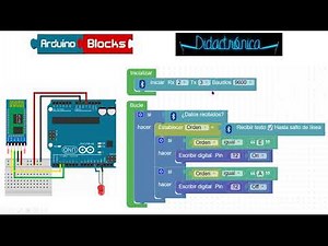 Arduino and Bluetooth NO CODE! with Arduinoblocks. Includes creation of a mini control application.
