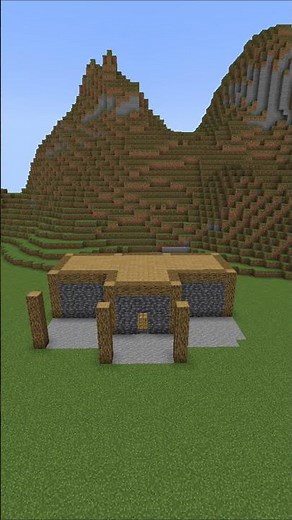 minecraft house you can build in 5 min