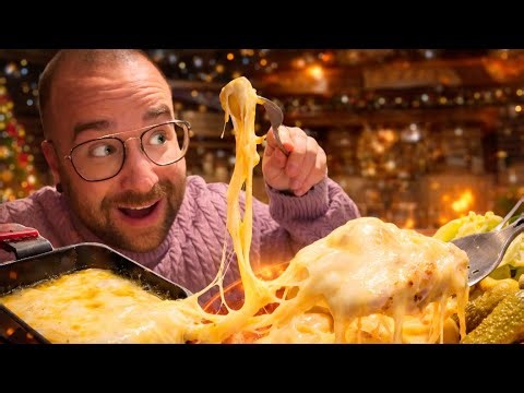 All-you-can-eat raclette at Hunter's Grill restaurant in Disneyland Paris