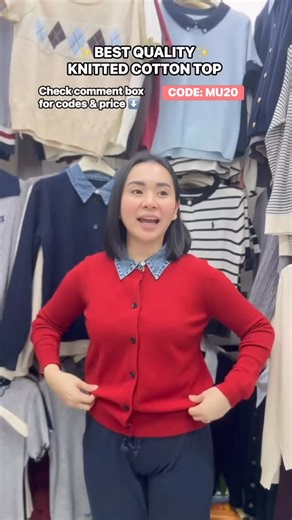Style2Go PH on Instagram: "✨BEST QUALITY✨ KNITTED COTTON TOP CODE: MU20 PRICE: 1,400 PESOS ETD: 2nd week of March FREESIZE: Bust max 44” To order, DM or comment code: MU20Beige MU20Red MU20Gray MU20Cream MU20Black MU20Navy 🛑SAMPLE CODE: MU20Cream _______________________ ▪️FREE AIR SHIPPING BKK TO PH. Local SF applicable. ▪️This item is imported/ships from overseas. Delivery is 4-6 weeks ▪️Please be sure of your size before purchasing. No return and exchange for wrong size. ▪️NO return, NO excha
