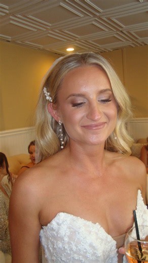 A peek into a magical weekend celebrating a long time friend @amanda_manno You were a radiant angel and it was such an honor getting to do your wedding makeup 🥹❤️ | Macee Hughes