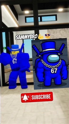 OUR CHARACTERS IN AMONG US😱🚨 #roblox #stealabrainrot