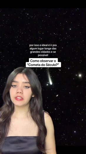 Como observar o cometa C/2023 A3? #astronomy #space #universe #astronomia #science #ciencia #curiosidades #fyp #comet #cometa #astrophotography