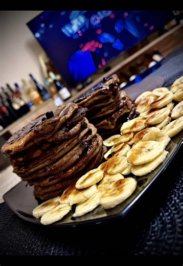 Рецепта и приготвяне на шоколадови американски палачинки 🤤🤤🤤##bulgarian #pancakes #vlog #breakfast #палачинки