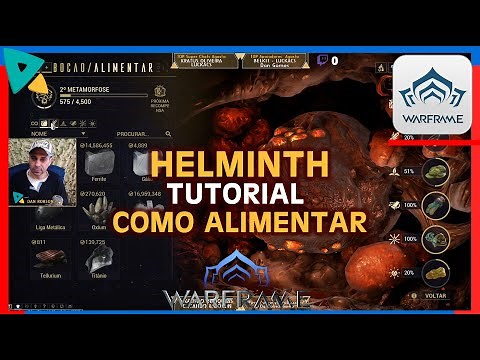 Helminth esta liberado !! Tutorial dos primeiros passos para alimentar ele no Warframe