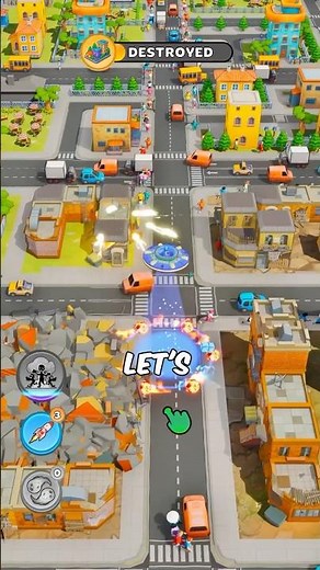 Alien vs Zombies: Destroying the City #gaming #viralshort