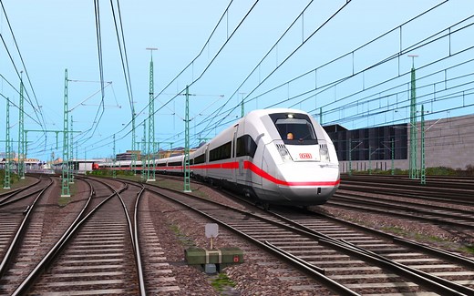 [模拟火车2019]无HUD挑战 ICE4新车试驾 制作精良 品质保证