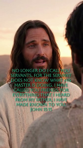 “I Have Called You Friends” | John 15:15 | Jesus Powerful Words ✝️ #ai #youtubeshorts #jesus #viral