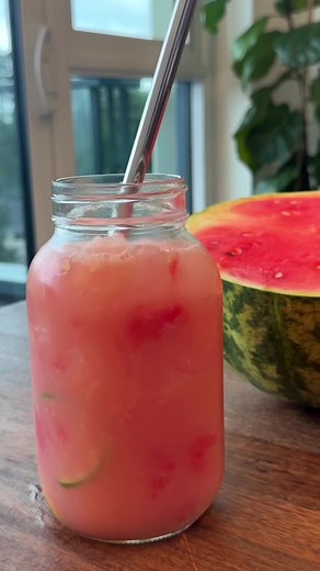 Did you know what watermelon is both a fruit and a vegetable? Today we will be making one of my favourite drinks for the summer, Watermelon Limeade! It is super refreshing and perfect for any summer party! Each year, the Canadian market imports over 300 million pounds of US watermelon for Canadians to enjoy all year round. #watermelon @WatermelonBoard