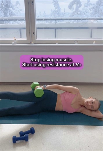 After age of 30, gravity is not enough. Your bones and joints need mechanical tension to stay strong and nourished🩷 Adding 4kg to my Gentle Pilates isn’t just for the shape - it’s my long-term health insurance 💪🩵 #pilates #fitnes #gentlepilates #finland #stressrelief