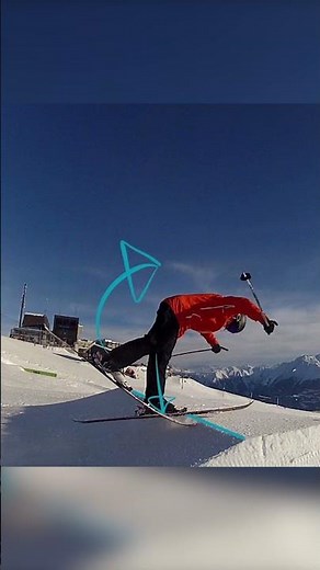 How to Frontflip on Skis | #shorts