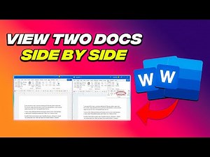 How to View Two Word Documents Side by Side | Split View in Microsoft Word