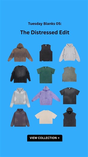 Tuesday Blanks 05: The Distressed Edit👏