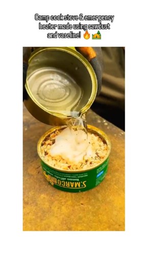 fun_from_usa on Instagram: "A simple survival trick that gives long-lasting heat and works perfectly for cooking or staying warm in emergencies. 🪵 Burns slow and steady 🔥 Budget-friendly survival hack 🎒 Ideal for camping, outdoors & prepping Would you try this on your next trip? #CampingHacks #SurvivalDIY #EmergencyHeater #OutdoorCooking #SawdustStove #PrepperTips #ReelInspo"