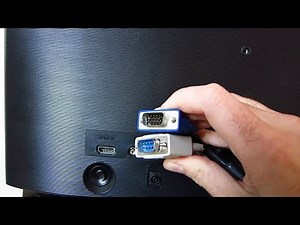 VGA PORT vs RS-232 PORT - Do not confuse the DE-15 CONNECTOR with the DE-9 CONNECTOR