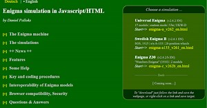 Daniel Palloks Universal Enigma Simulator has moved