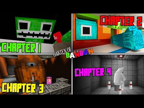 [All Maps] [All Chapters] Garten of Banban Chapter - 1 2 3 4 - Map in minecraft