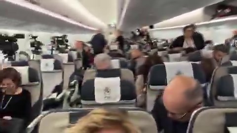 All is set for the take off. He will first visit Algeria for 2 days (13-15), becoming the first Pope to set foot in the country.