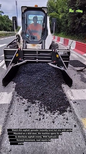 Ultimate Asphalt Spreader Machine – Super Fast Road Repair!