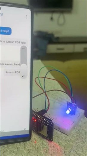 Esp32 alexa led control#youtubeshorts#arduino#engineeringprojects#robotics