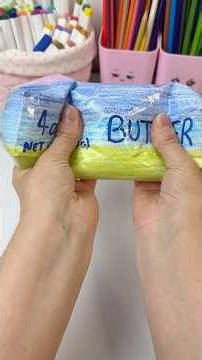 🌈 Colorful Butter Paper Squishy! #buttersquishy #paper #diy