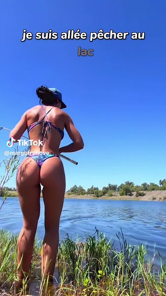 Dit moi ce que c’est en commentaire! #peche #lac #nature #femme #poisson