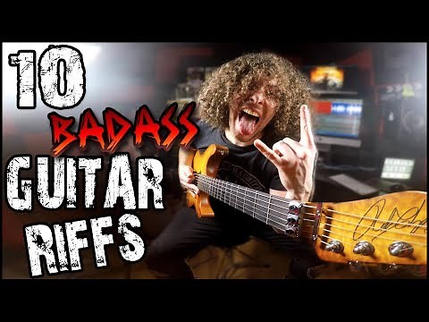 Top 10 Badass Guitar Riffs!