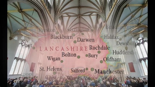 1.8K views · 92 reactions | Wishing Lancastrians everywhere, a splendid Lancashire Day 2025. Our tribute to Lancashire - with a little help from our friend Benedict Historic Counties Map available from: https://historiccountiestrust.co.uk/map | Association of British Counties | Facebook