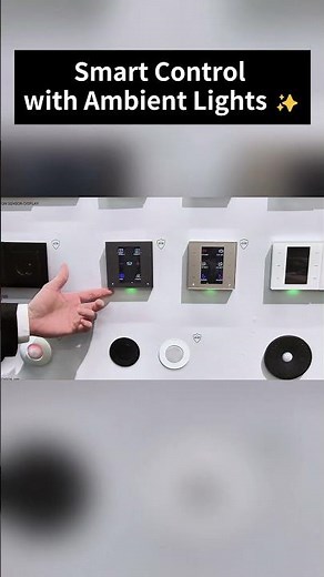 KNX Glass Sensor GS3 Pro Smart Control with Ambient Lights ✨