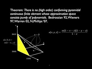 Dr. Nilima Nigam: high-order FEM approximation on pyramids