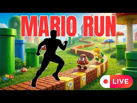 LIVE MARIO RUN - BEST Immersive Interactive Warm Up
