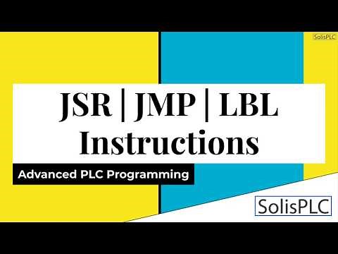 RSLogix Studio 5000 JSR JMP LBL Instruction | Navigating Routines PLC Programming Jump Control