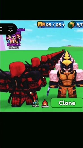 dead pool and wolverine in roblox😍😍