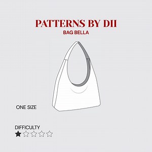 Bella Shoulder Bag Sewing Pattern PDF - Beginner Friendly - Etsy