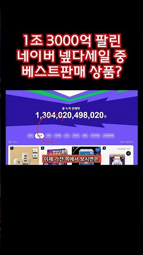 Best-selling items from the 1.3 trillion won Naver "Nefdase" Sale? I Samsung Electronics Apprecia...