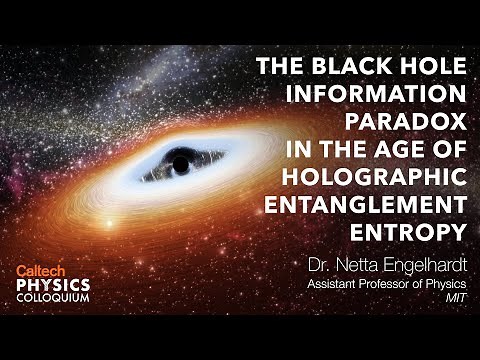 The Black Hole Information Paradox in the Age of Holographic Entanglement Entropy - Netta Engelhardt