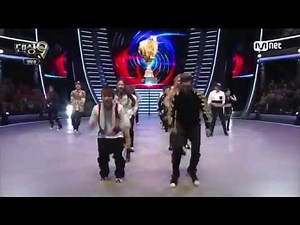 [Mnet] 댄싱9 시즌2 - Ep10 140815 - 레드윙즈 & 블루아이 Opening mass dance