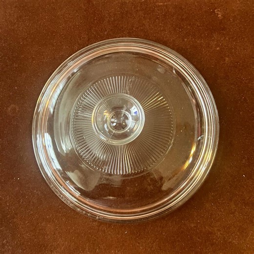 Pyrex 7 5/8 Inch Clear Round Glass Lid With 1/8" Inch Lip, Replacement Kitchen Wares - Etsy