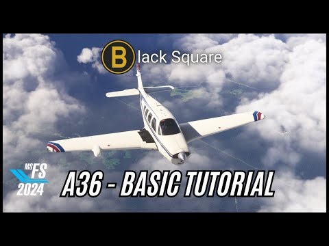 Black Square A36 Bonanza - Basic Tutorial | KPIE - KDAB Full Flight | MSFS 2024